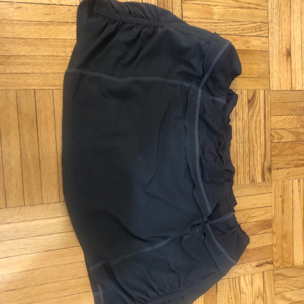 lululemon athletica Mini Skirt in Dark Gray